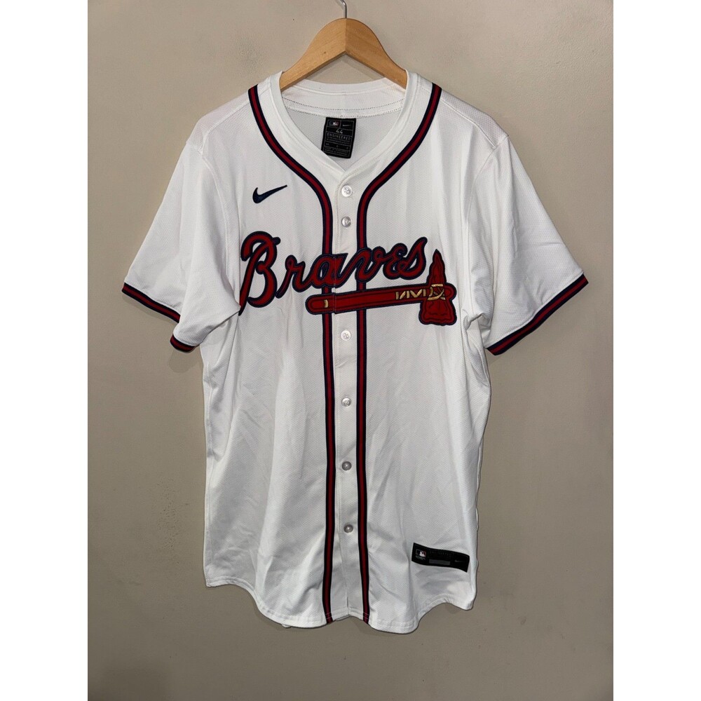 Men Sz 44 Nike MLB Atlanta Braves Authentic Collection On-Field Baseball Jersey
